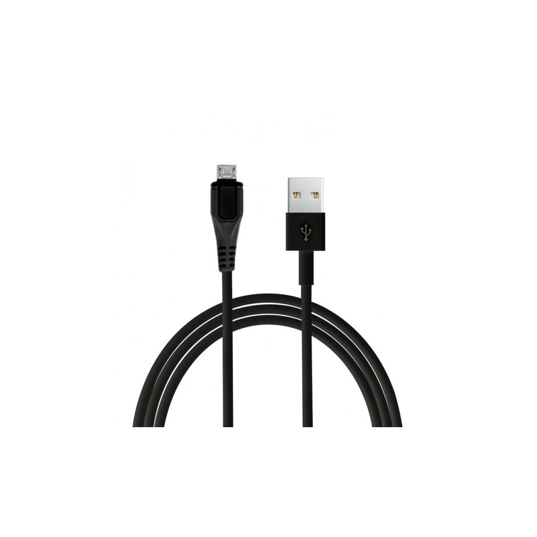 Chargeur allume-cigare 2 entrée USB 3A + Câble data Micro-USB Noir