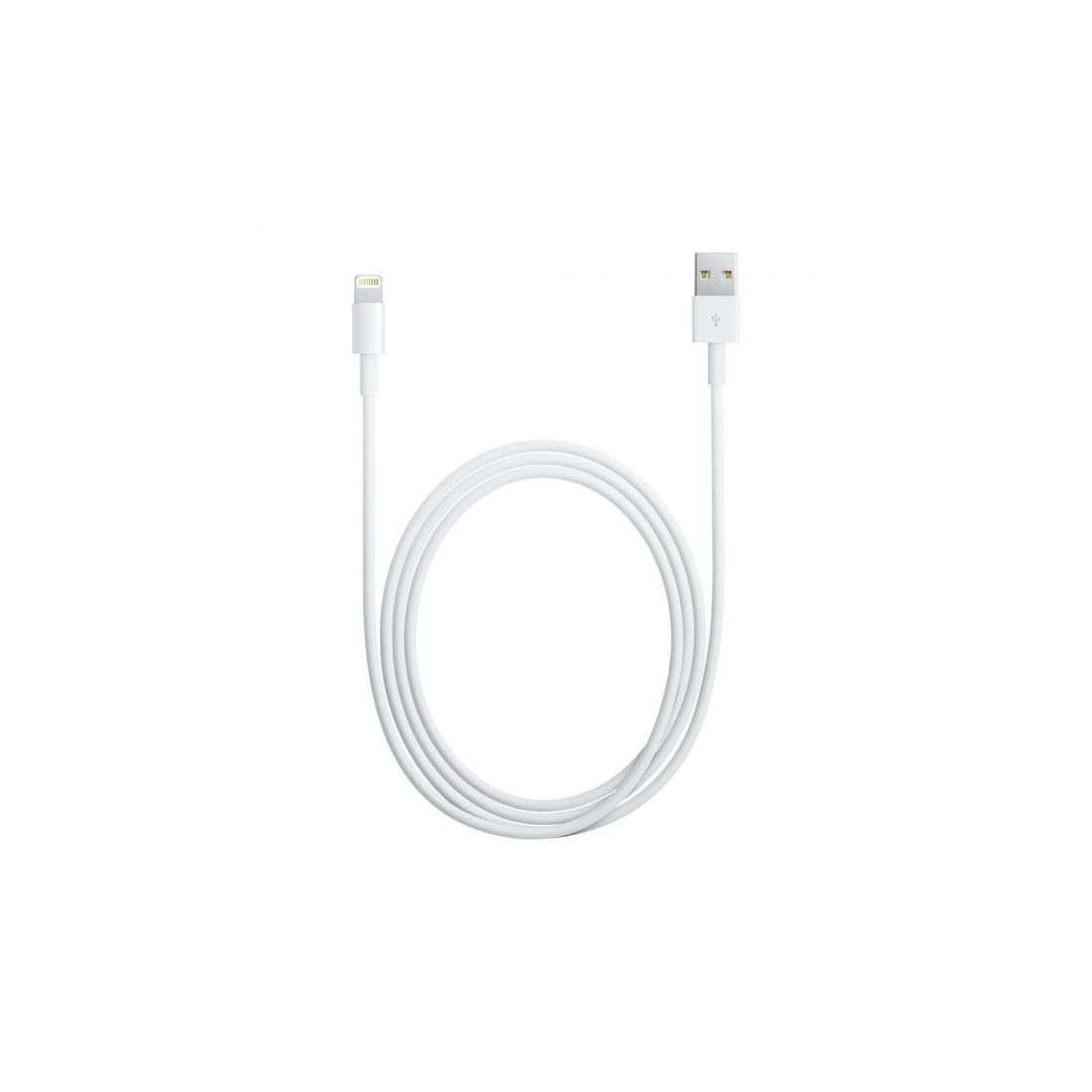 Câble data lightning Moxie Blanc + Chargeur allume-cigare Noir 3A entrée USB Blisté