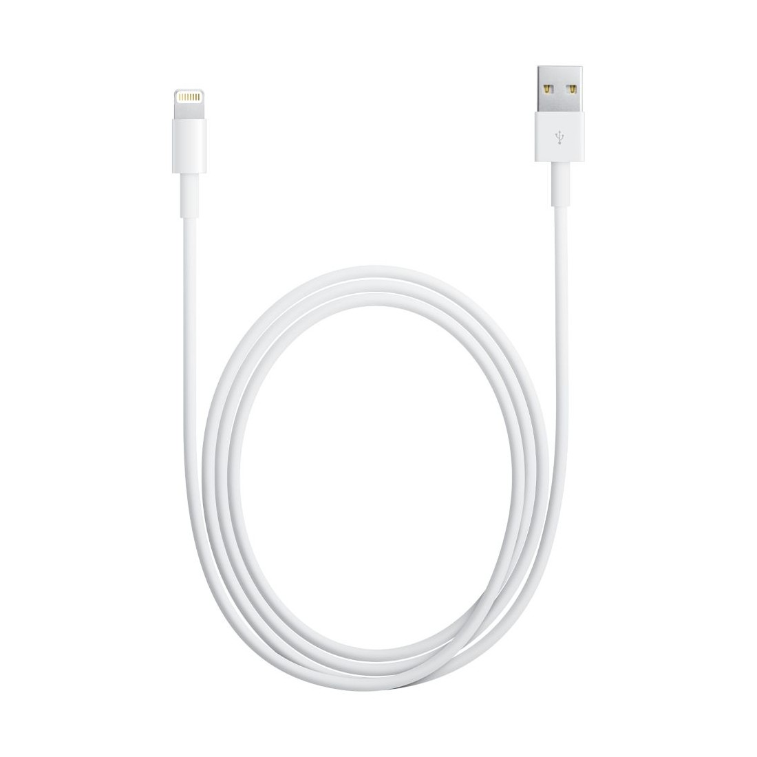Câble data Moxie Blanc lightning 1 mètre sous packaging