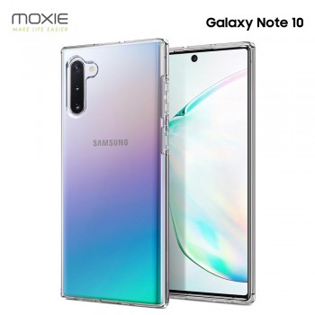 Moxie Coque Galaxy Note 10 [Skintrans] Coque en TPU Souple Transparente Ultra Fine en Silicone, Anti-traces, Ajustement Parfait 