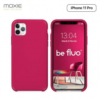 Moxie Coque iPhone 11 Pro [BeFluo] Coque Silicone Fine et Légère pour iPhone 11 Pro 5.8- Intérieur Microfibre, Coque Anti-chocs 