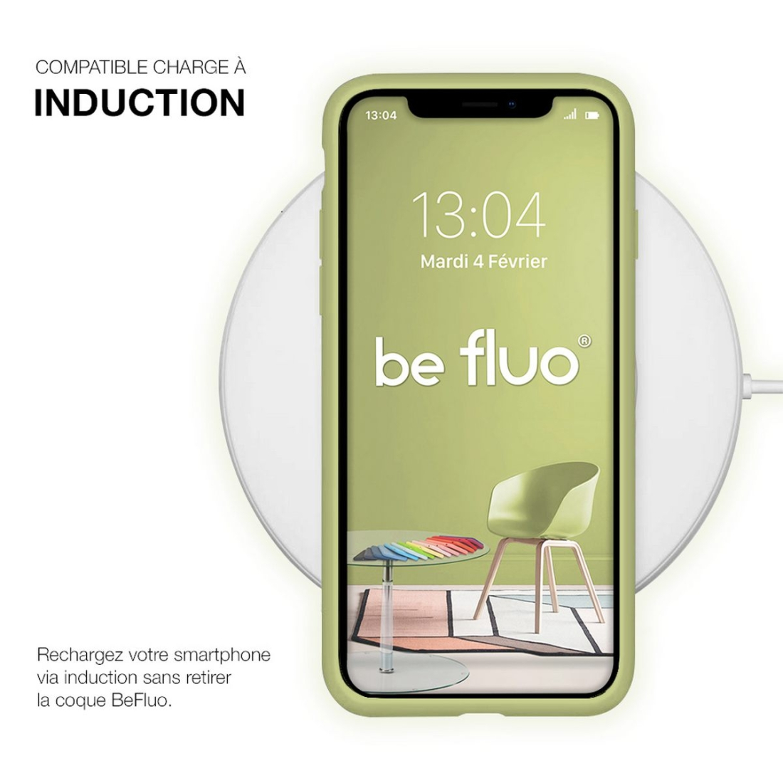 Moxie Coque iPhone 11 Pro Max [BeFluo® Full Protect] Coque Silicone Fine et Légère pour iPhone 11 Pro Max, Intérieur Microfibre,