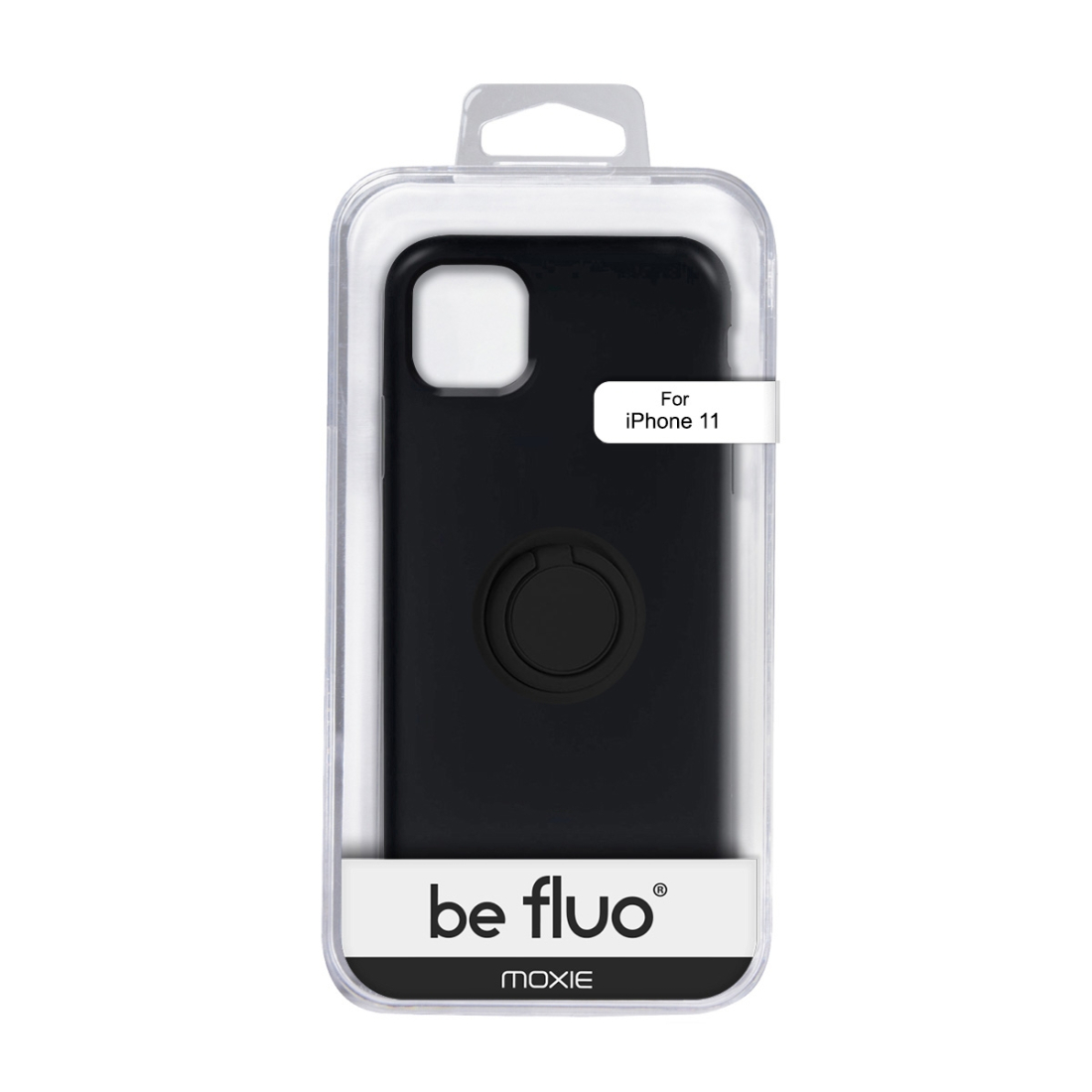 Moxie Coque iPhone 11 [BeLoop®] Coque Silicone Fine et Légère pour iPhone 11 avec Ring Holder intégré - Intérieur Microfibre, Co