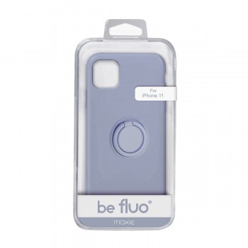 Moxie Coque iPhone 11 [BeLoop®] - Coque Silicone Fine et Légère pour iPhone 11 avec Ring Holder intégré - Intérieur Microfibre, 