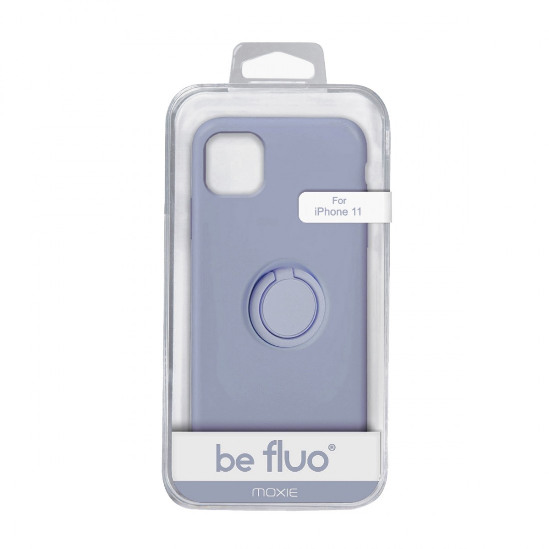 Moxie Coque iPhone 11 [BeLoop®] - Coque Silicone Fine et Légère pour iPhone 11 avec Ring Holder intégré - Intérieur Microfibre, 