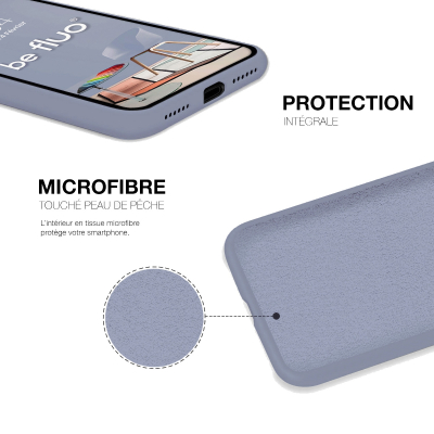 Moxie Coque iPhone 11 [BeLoop®] - Coque Silicone Fine et Légère pour iPhone 11 avec Ring Holder intégré - Intérieur Microfibre, 