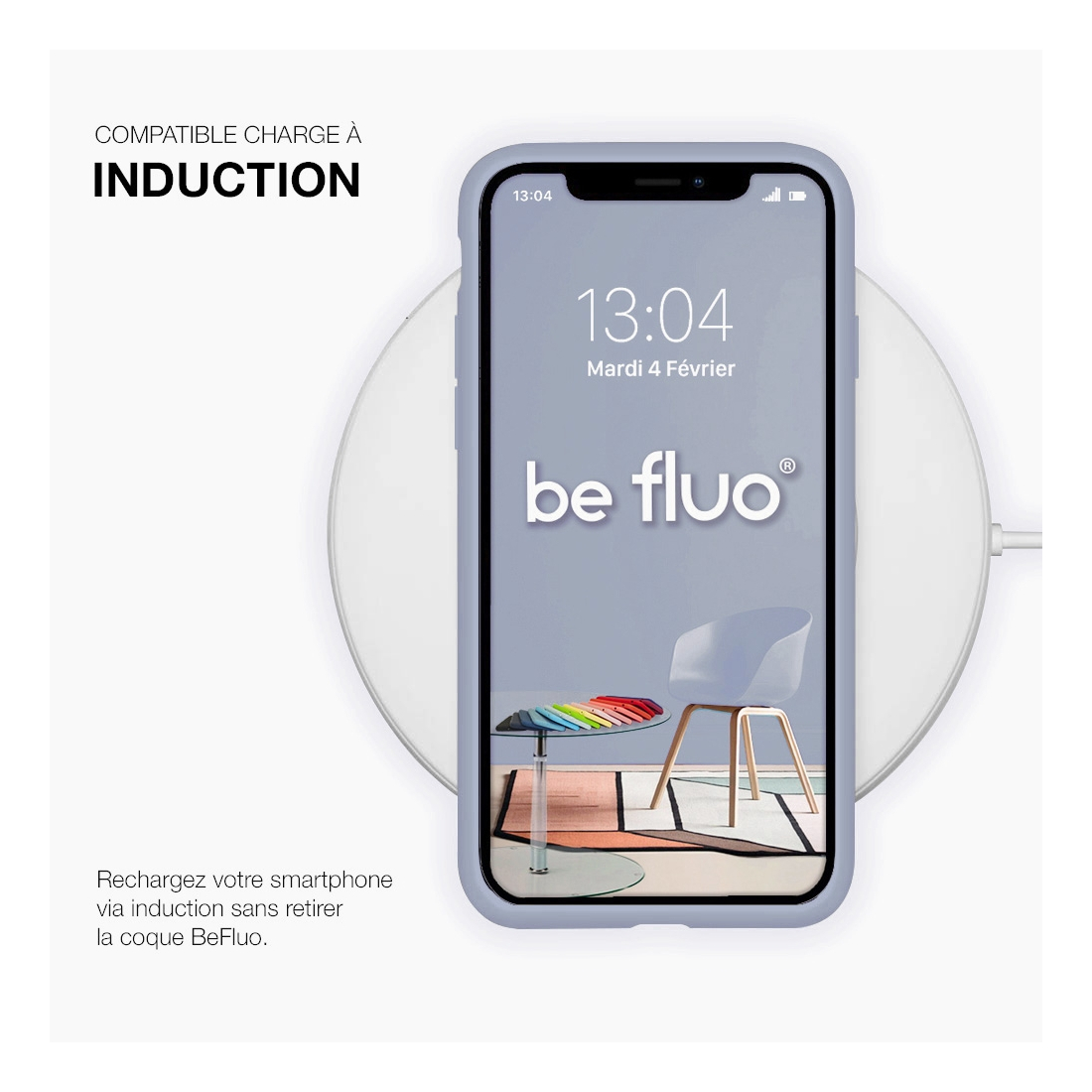 Moxie Coque iPhone 11 [BeLoop®] - Coque Silicone Fine et Légère pour iPhone 11 avec Ring Holder intégré - Intérieur Microfibre, 