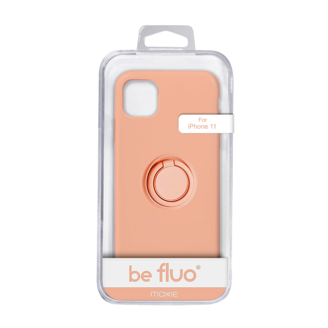 Moxie Coque iPhone 11 [BeLoop®] - Coque Silicone Fine et Légère pour iPhone 11 avec Ring Holder intégré - Intérieur Microfibre, 