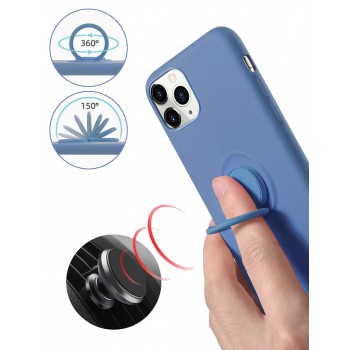 Moxie Coque iPhone 11 Pro Max [BeLoop®] - Coque Silicone Fine et Légère pour iPhone 11 Pro Max avec Ring Holder intégré - Intéri