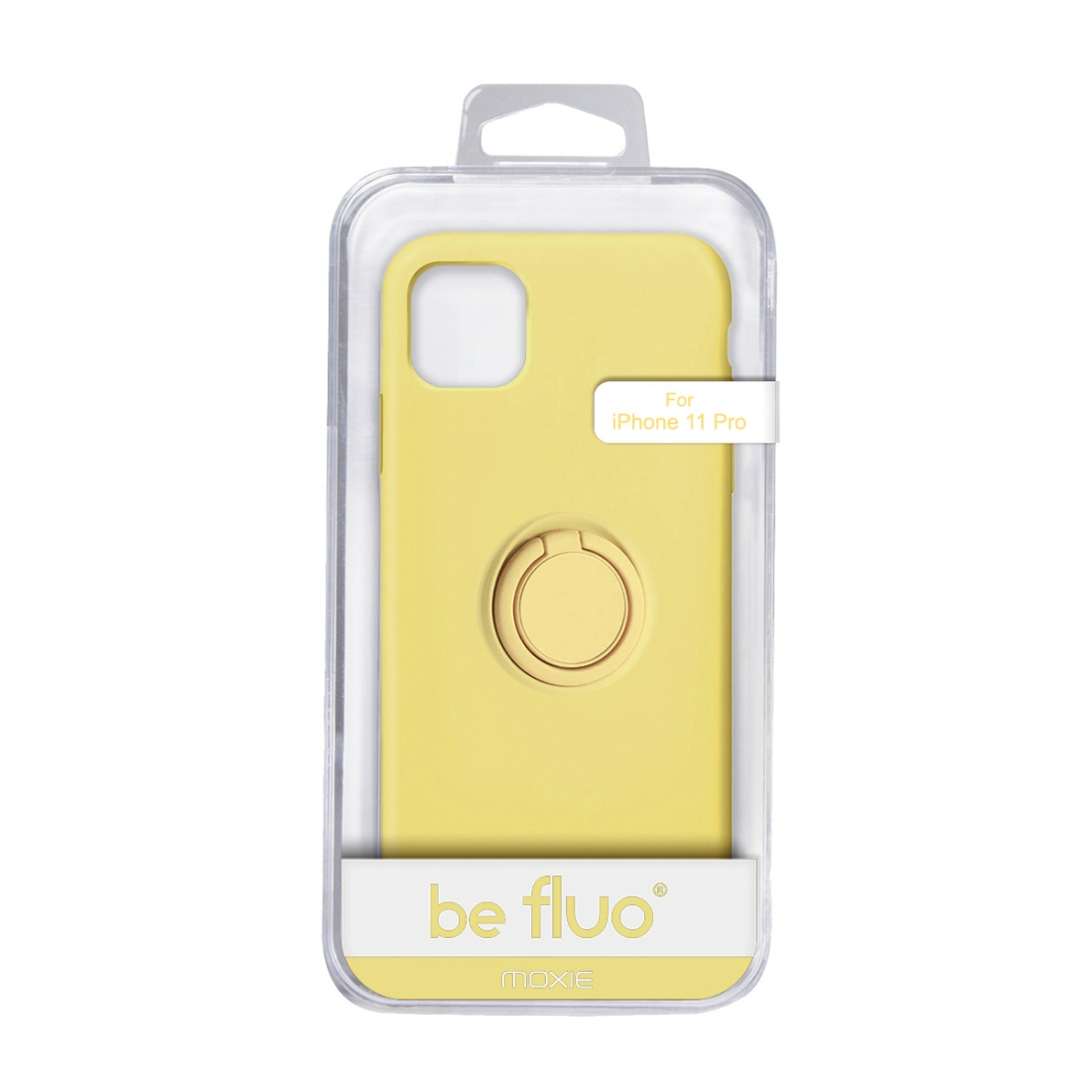 Moxie Coque iPhone 11 PRO [BeLoop®] - Coque Silicone Fine et Légère pour iPhone 11 Pro avec Ring Holder intégré - Intérieur Micr
