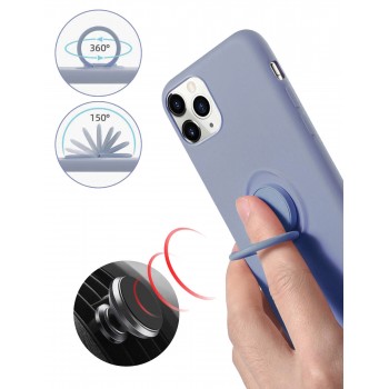 Moxie Coque iPhone 11 PRO [BeLoop®] - Coque Silicone Fine et Légère pour iPhone 11 Pro avec Ring Holder intégré - Intérieur Micr