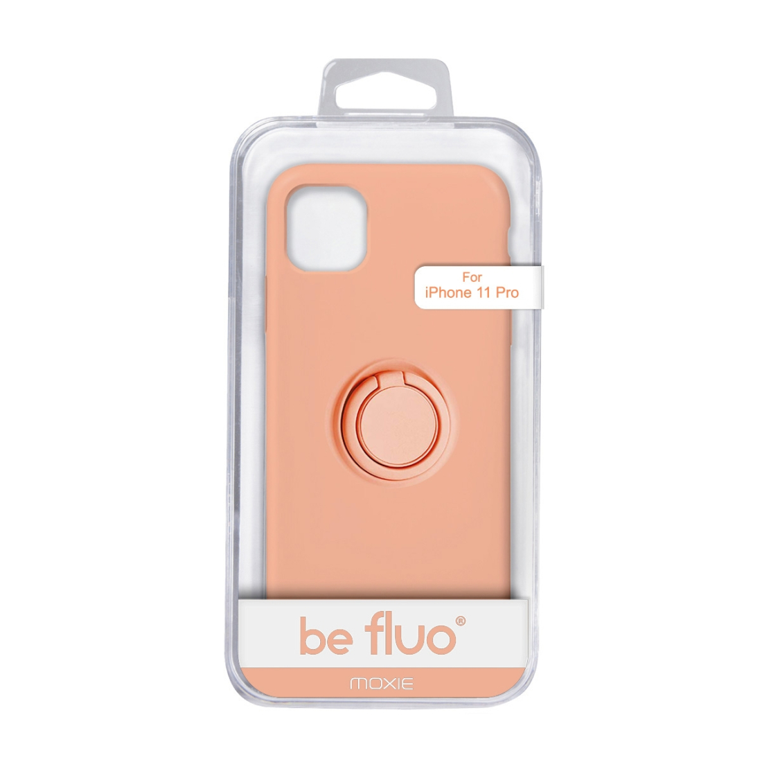 Moxie Coque iPhone 11 PRO [BeLoop®] - Coque Silicone Fine et Légère pour iPhone 11 Pro avec Ring Holder intégré - Intérieur Micr