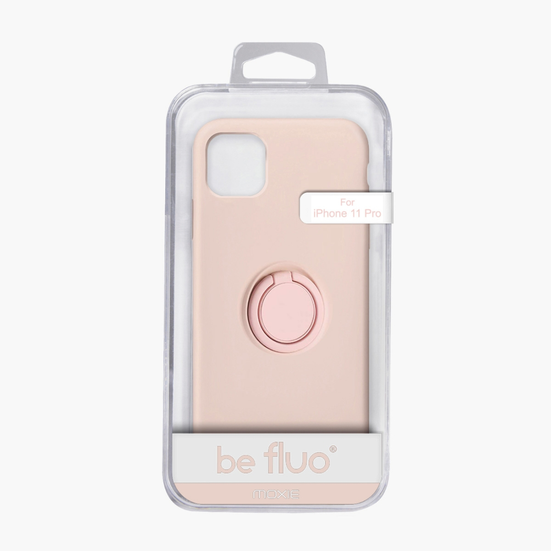 Moxie Coque iPhone 11 PRO [BeLoop®] - Coque Silicone Fine et Légère pour iPhone 11 Pro avec Ring Holder intégré - Intérieur Micr