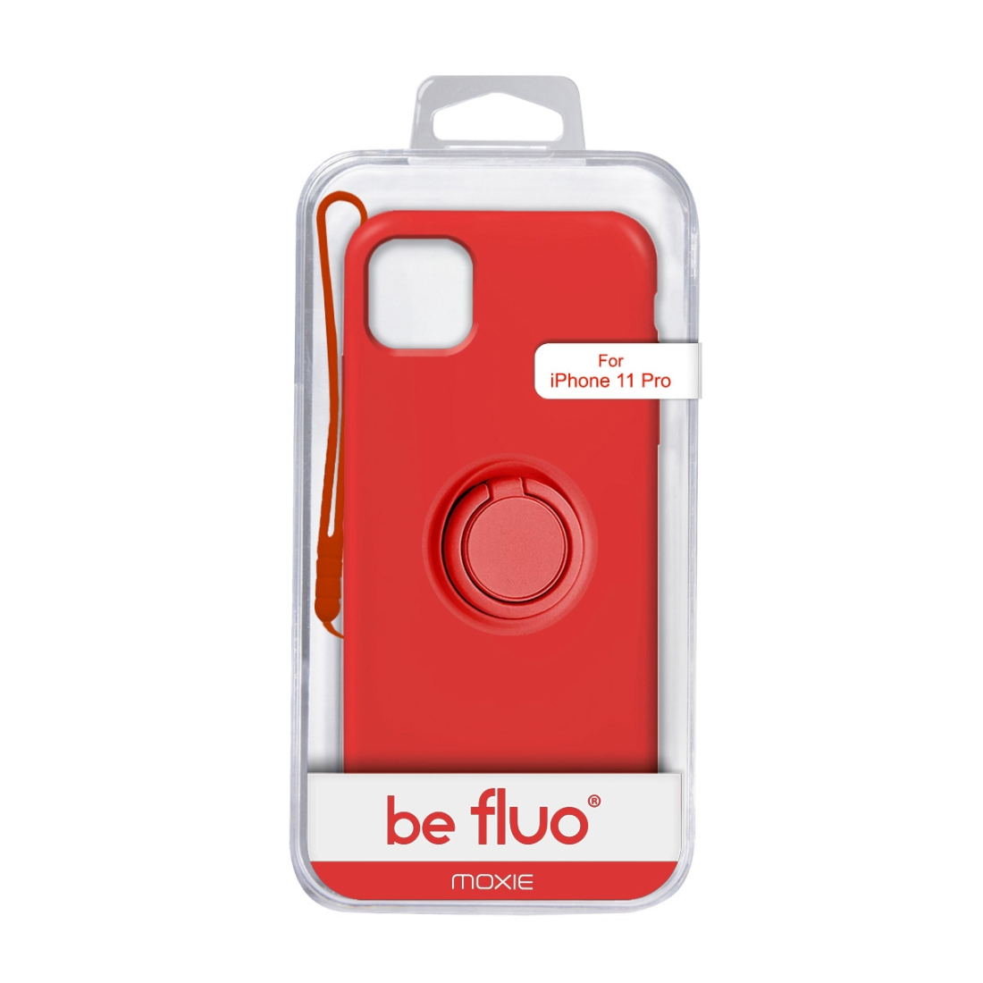 Moxie Coque iPhone 11 PRO [BeLoop®] - Coque Silicone Fine et Légère pour iPhone 11 Pro avec Ring Holder intégré - Intérieur Micr