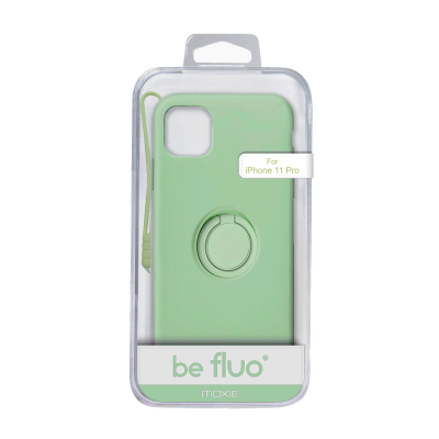 Moxie Coque iPhone 11 PRO [BeLoop®] - Coque Silicone Fine et Légère pour iPhone 11 Pro avec Ring Holder intégré - Intérieur Micr