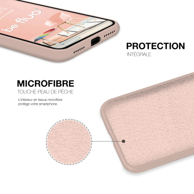 Moxie Coque iPhone X/XS [BeLoop®] - Coque Silicone Fine et Légère pour iPhone X/XS avec Ring Holder intégré - Intérieur Microfib
