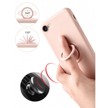 Moxie Coque iPhone 7/8/SE 2020 [BeLoop®] - Coque Silicone Fine et Légère pour iPhone 7/8/SE 2020 avec Ring Holder intégré - Inté