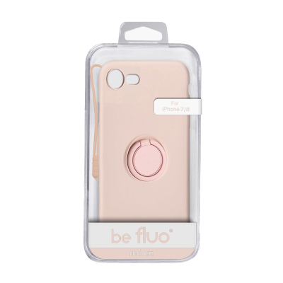 Moxie Coque iPhone 7/8/SE 2020 [BeLoop®] - Coque Silicone Fine et Légère pour iPhone 7/8/SE 2020 avec Ring Holder intégré - Inté