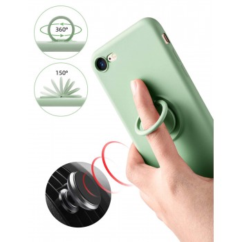 Moxie Coque iPhone 7/8/SE 2020 [BeLoop®] - Coque Silicone Fine et Légère pour iPhone 7/8/SE 2020 avec Ring Holder intégré - Inté