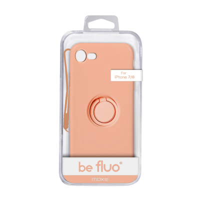 Moxie Coque iPhone 7/8/SE 2020 [BeLoop®] - Coque Silicone Fine et Légère pour iPhone 7/8/SE 2020 avec Ring Holder intégré - Inté