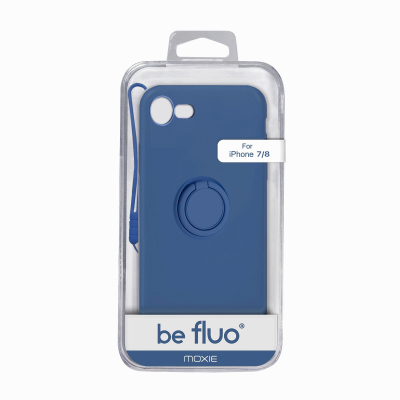 Moxie Coque iPhone 7/8/SE 2020 [BeLoop®] - Coque Silicone Fine et Légère pour iPhone 7/8/SE 2020 avec Ring Holder intégré - Inté