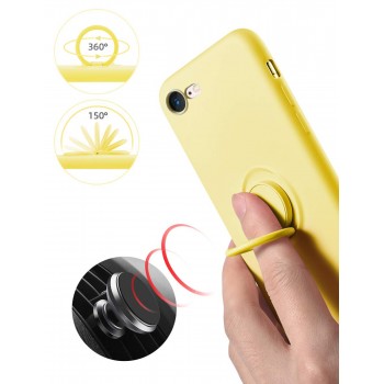 Moxie Coque iPhone 7/8/SE 2020 [BeLoop®] - Coque Silicone Fine et Légère pour iPhone 7/8/SE 2020 avec Ring Holder intégré - Inté