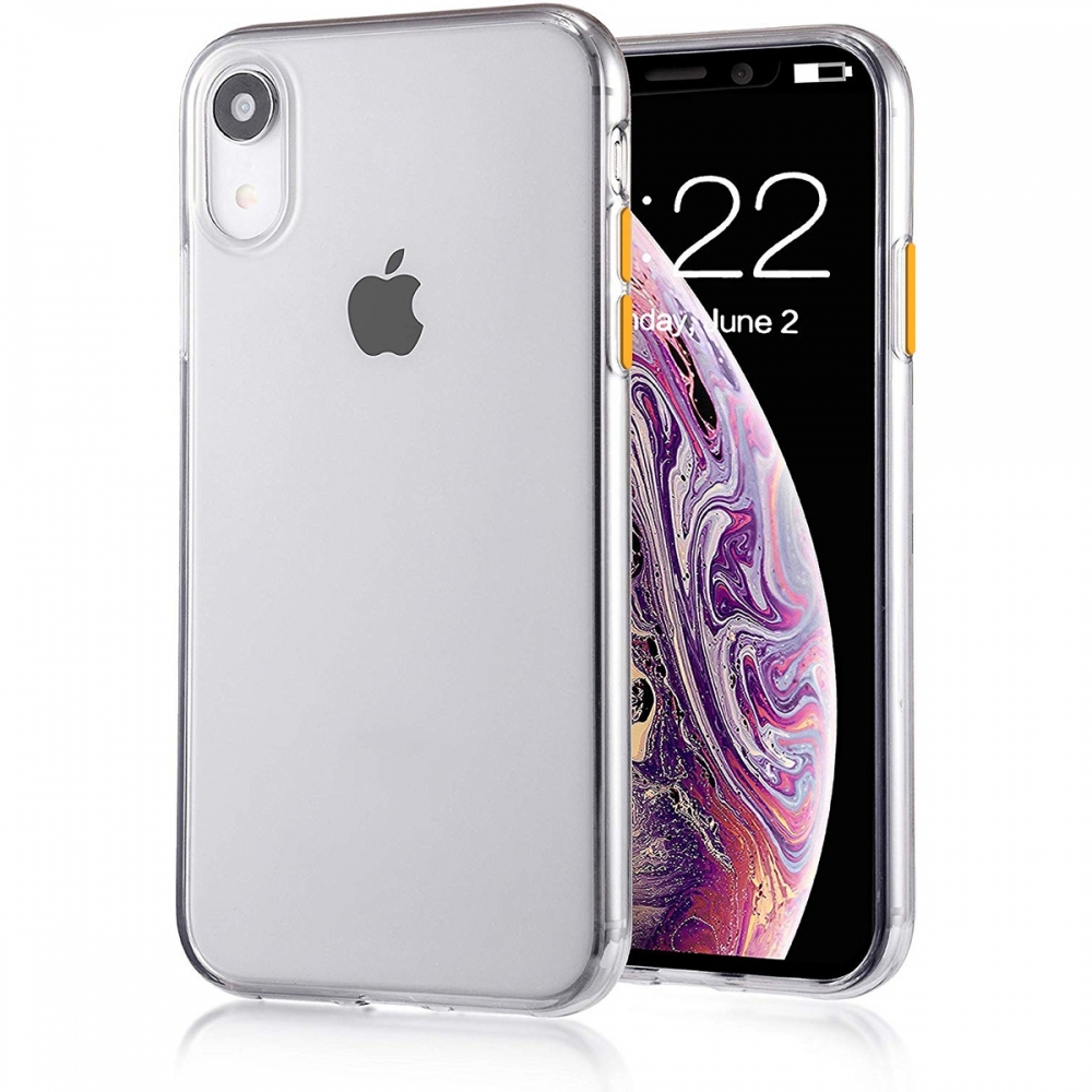 Moxie Coque renforcée transparente iPhone XR Coque en TPU Antichocs