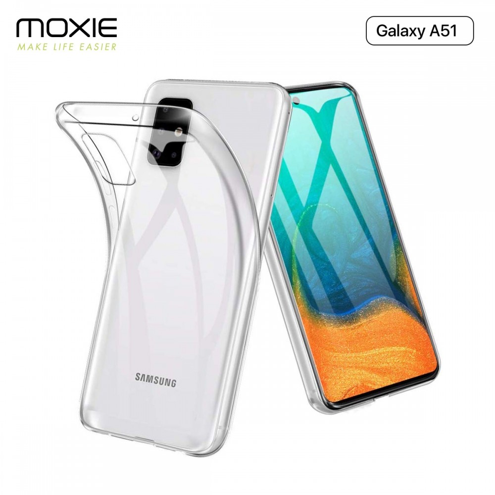 Coque Samsung Galaxy A71, Moxie [Skintrans] [TPU Ultra Fine Clear] - Transparent