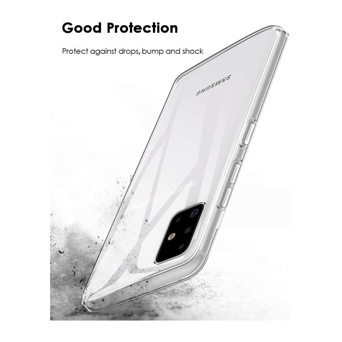 Coque Samsung Galaxy A71, Moxie [Skintrans] [TPU Ultra Fine Clear] - Transparent