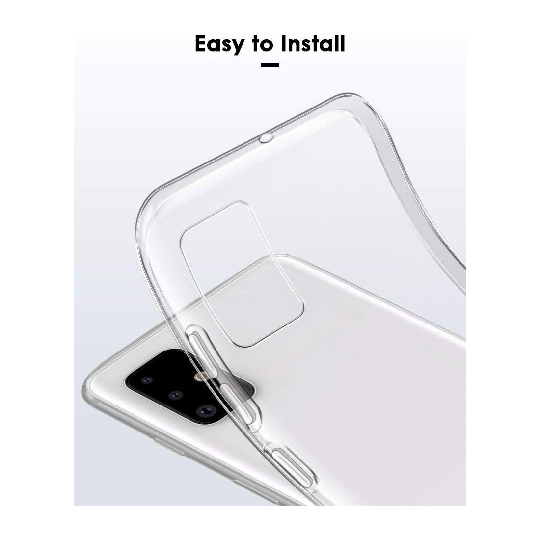 Coque Samsung Galaxy A71, Moxie [Skintrans] [TPU Ultra Fine Clear] - Transparent