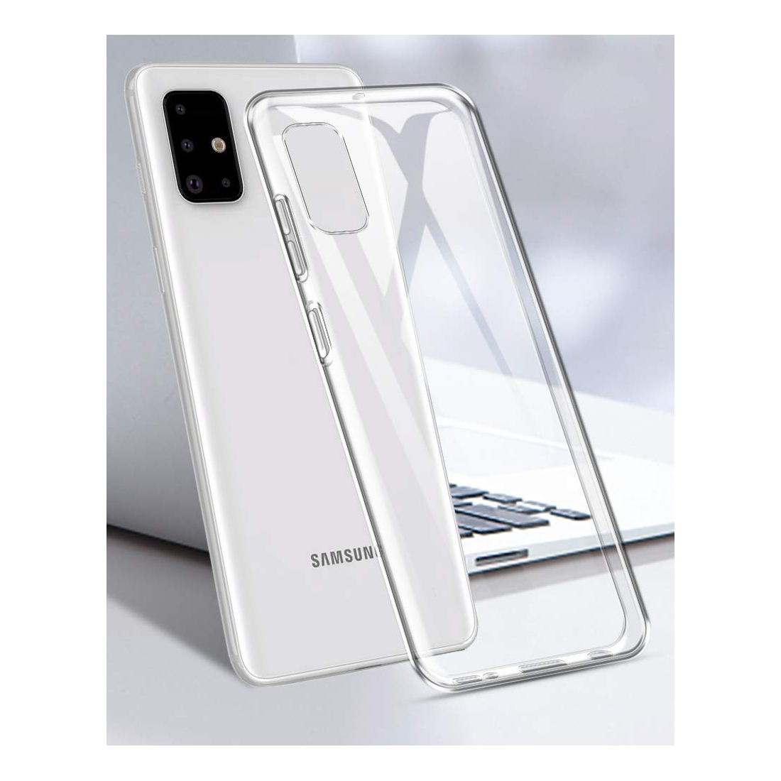 Coque Samsung Galaxy A71, Moxie [Skintrans] [TPU Ultra Fine Clear] - Transparent