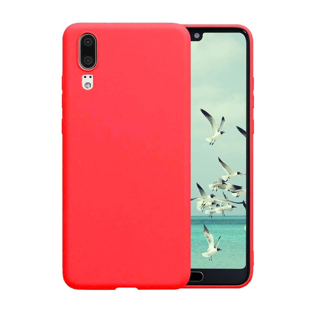 Moxie Coque Huawei P20 [BeFluo] Coque Silicone Fine et Légère pour Huawei p20, Intérieur Microfibre, Coque Anti-chocs et Anti-ra