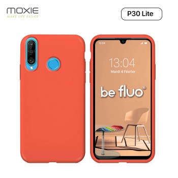 Moxie Coque Huawei P30 Lite [BeFluo] Coque Silicone Fine et Légère pour Huawei p30 Lite, Intérieur Microfibre, Coque Anti-chocs 