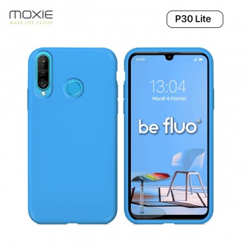Moxie Coque Huawei P30 Lite [BeFluo] Coque Silicone Fine et Légère pour Huawei p30 Lite, Intérieur Microfibre, Coque Anti-chocs 
