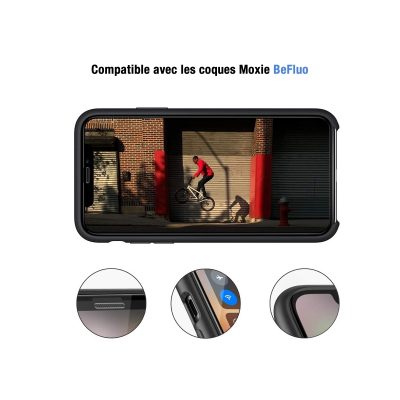 Moxie Verre Trempé pour iPhone 11 [Ultimate 3D+] Protection d'écran Complète en Verre Trempé 9H Ultra Clair, Anti-rayures et Ant