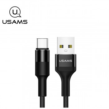 Câble Type C, USAMS [USAMSTUBE] Câble Type-C renforcé en Nylon tressé supportant la Charge et la Synchronisation des données en 
