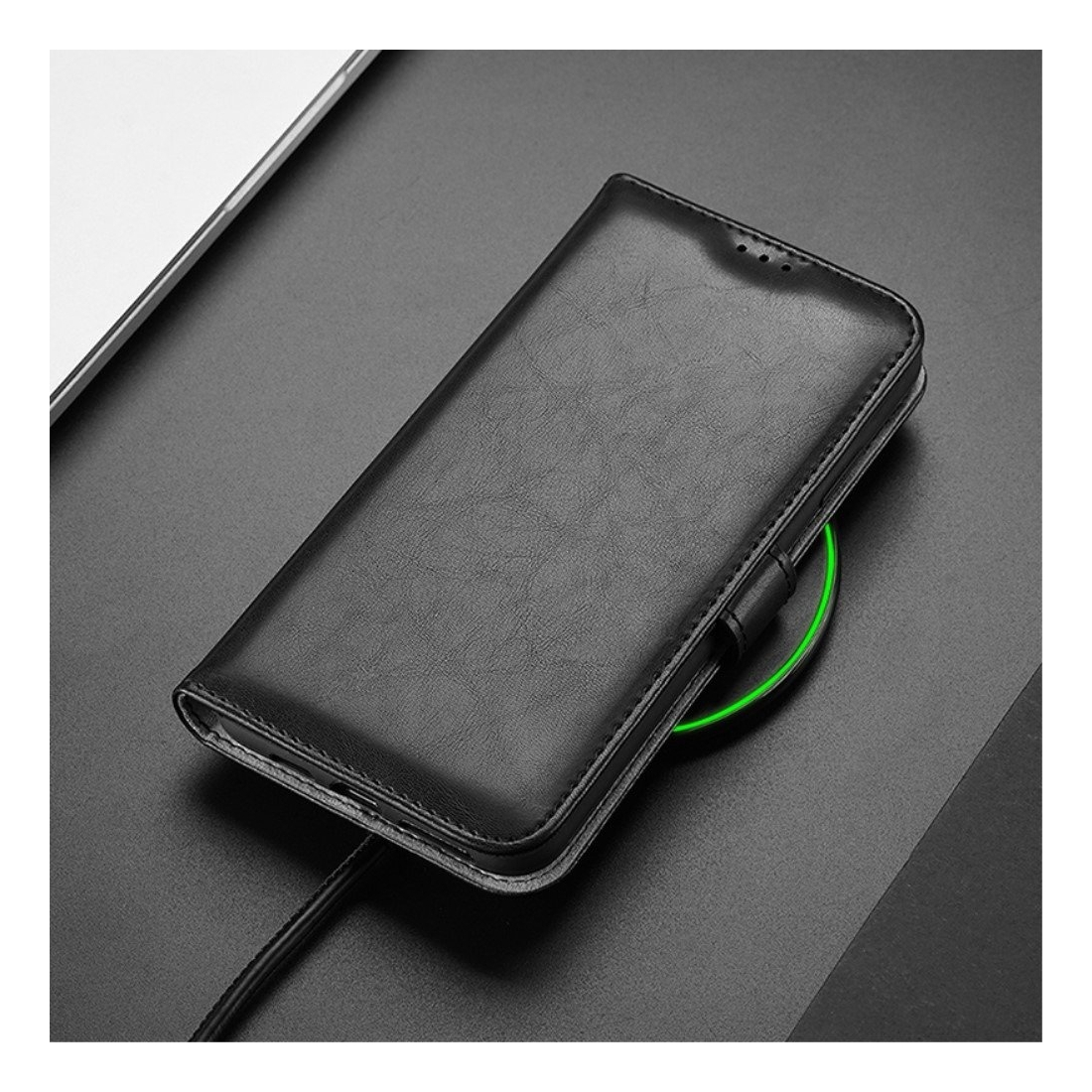 Etui portefeuille noir en simili cuir DUX DUCIS pour iPhone 11 Pro