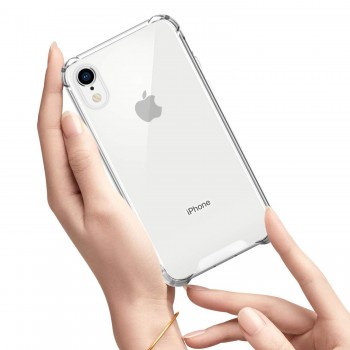 Moxie Coque iPhone XR [AIRBAG] Coque Bumper Renforcée pour iPhone XR
, Coque en Silicone Transparente Anti-Chocs et Anti-rayures