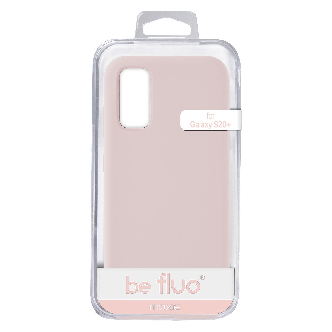 Coque Silicone Be Fluo Anti-chocs et Anti-rayures Intérieur Microfibre pour Galaxy S20+ - Rose Sable