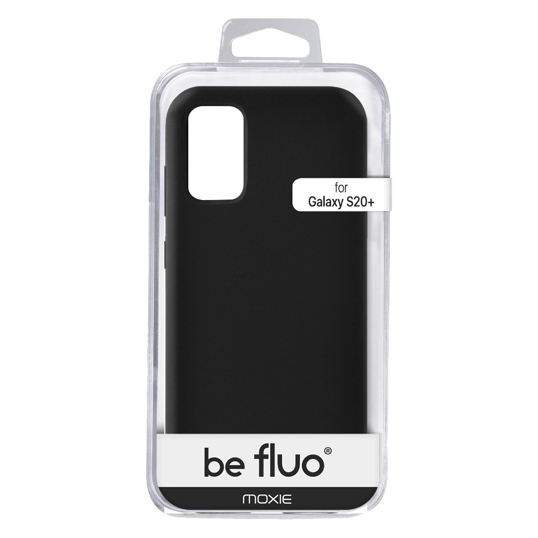 Coque Silicone Be Fluo Anti-chocs et Anti-rayures Intérieur Microfibre pour Galaxy S20+ - Noir