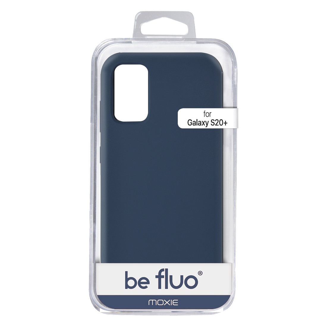 Coque Silicone Be Fluo Anti-chocs et Anti-rayures Intérieur Microfibre pour Galaxy S20+ - Bleu foncé
