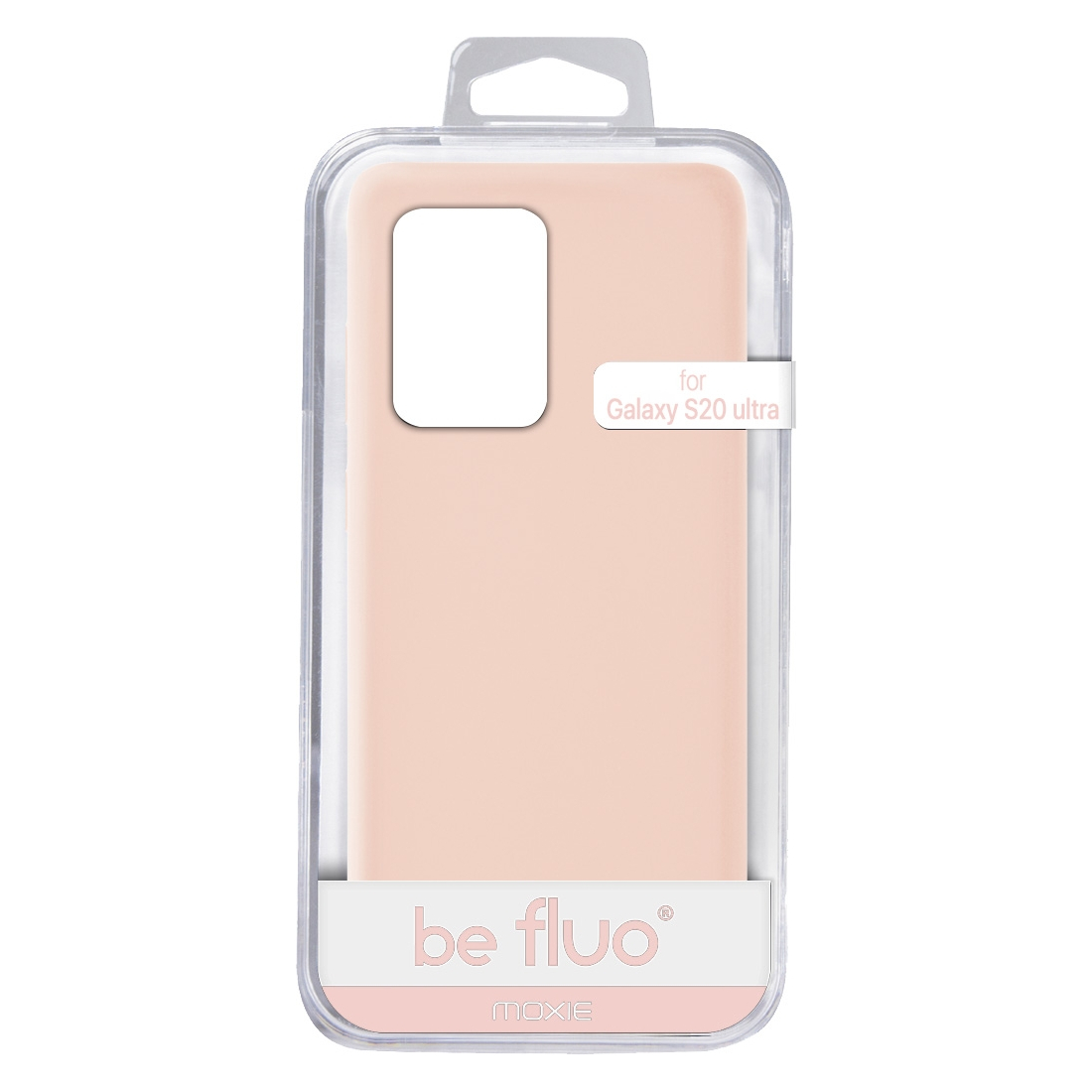 Coque Silicone Be Fluo Anti-chocs et Anti-rayures Intérieur Microfibre pour Galaxy S20 Ultra - Rose