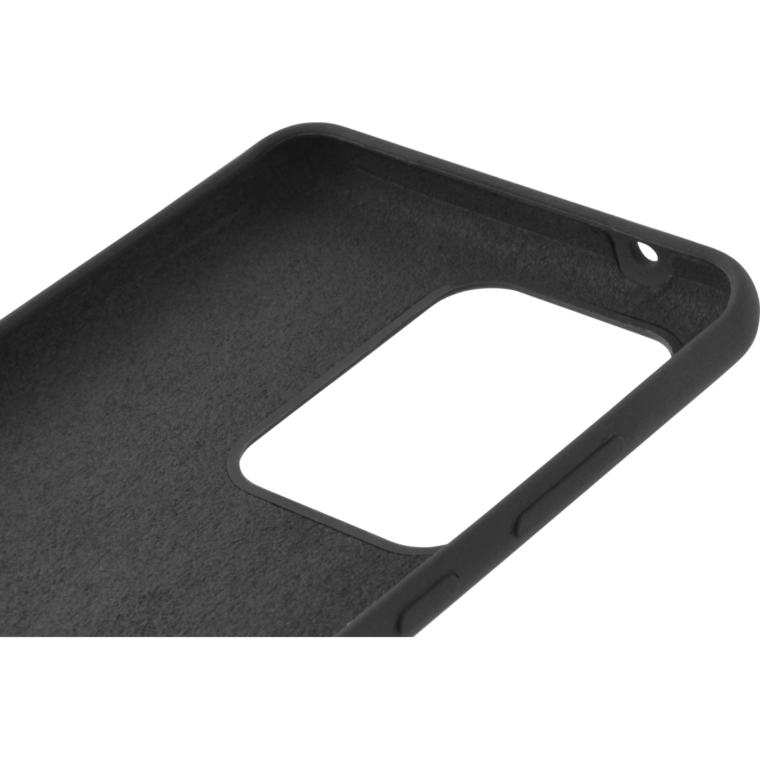 Coque Silicone Be Fluo Anti-chocs et Anti-rayures Intérieur Microfibre pour Galaxy S20 Ultra - Noir