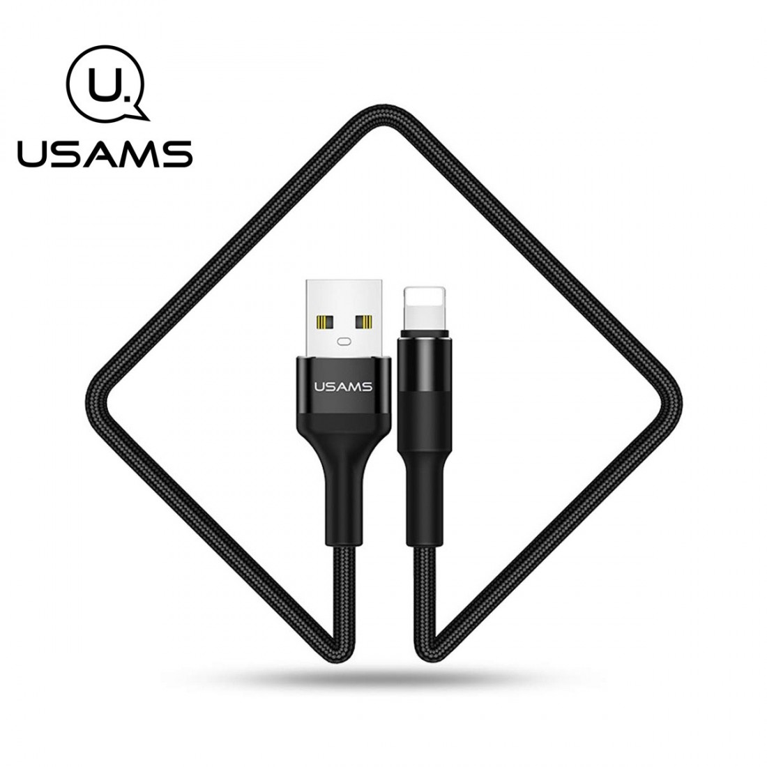 Lot de 5 câbles USAMS Tressés en tube 120CM Micro-USB 2A - NOIR
