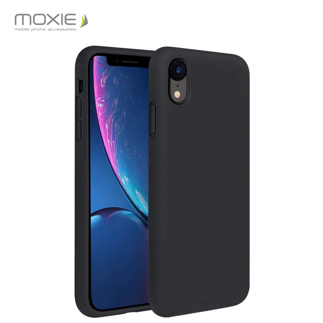 Housse TPU mat black pour iPhone XR 6.1 sous packaging