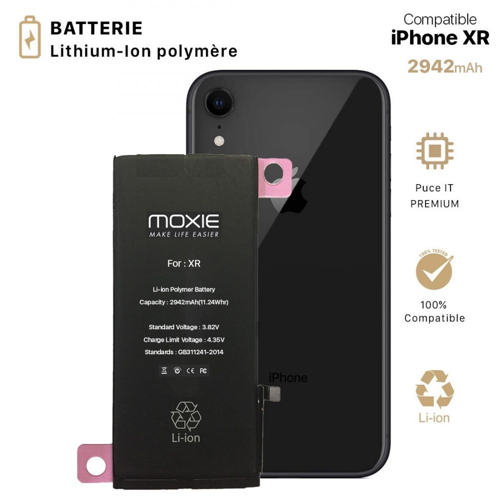 Batterie Pour Iphone Xr Li Ion Polymer Capacite Original 2942mah 