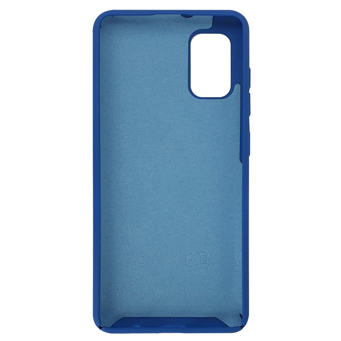 Coque Silicone Be Fluo Anti-chocs et Anti-rayures Intérieur Microfibre pour Galaxy A51 - Bleu fonçé