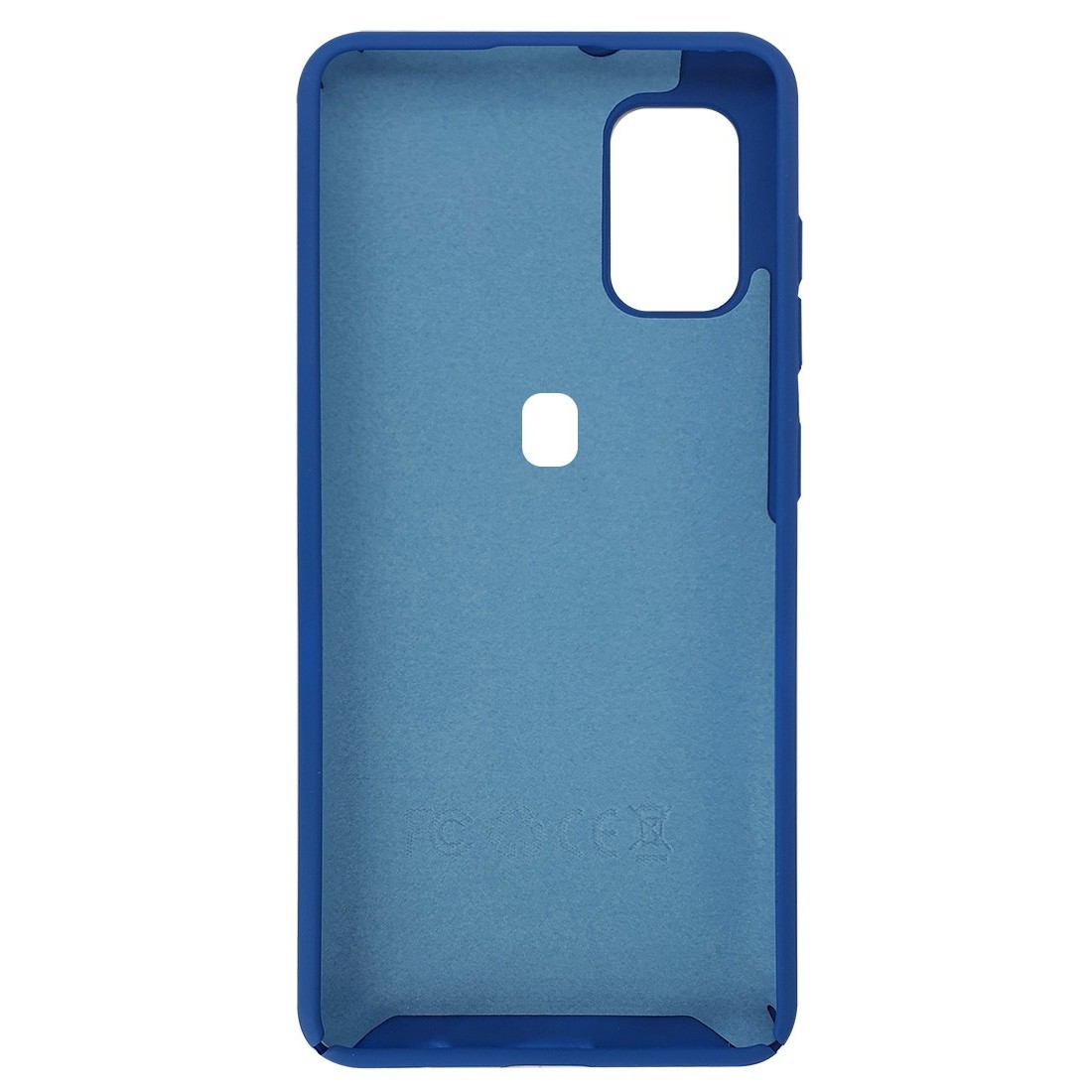 Coque Silicone Be Fluo Anti-chocs et Anti-rayures Intérieur Microfibre pour Galaxy A21S - Bleu fonçé
