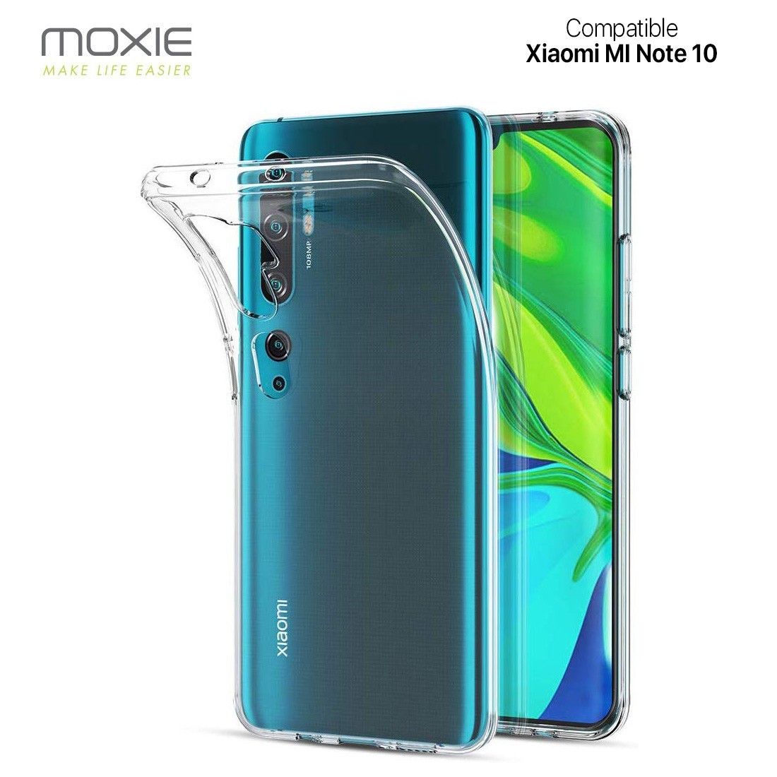 Coque Xiaomi MI Note 10 en TPU souple - Transparent