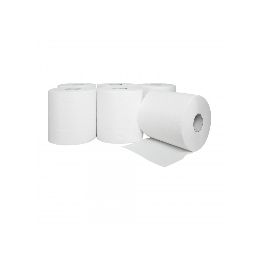 Essuie-tout 450 feuilles FORGO Mini ECOLABEL pure ouate blanc - colis de 6pcs